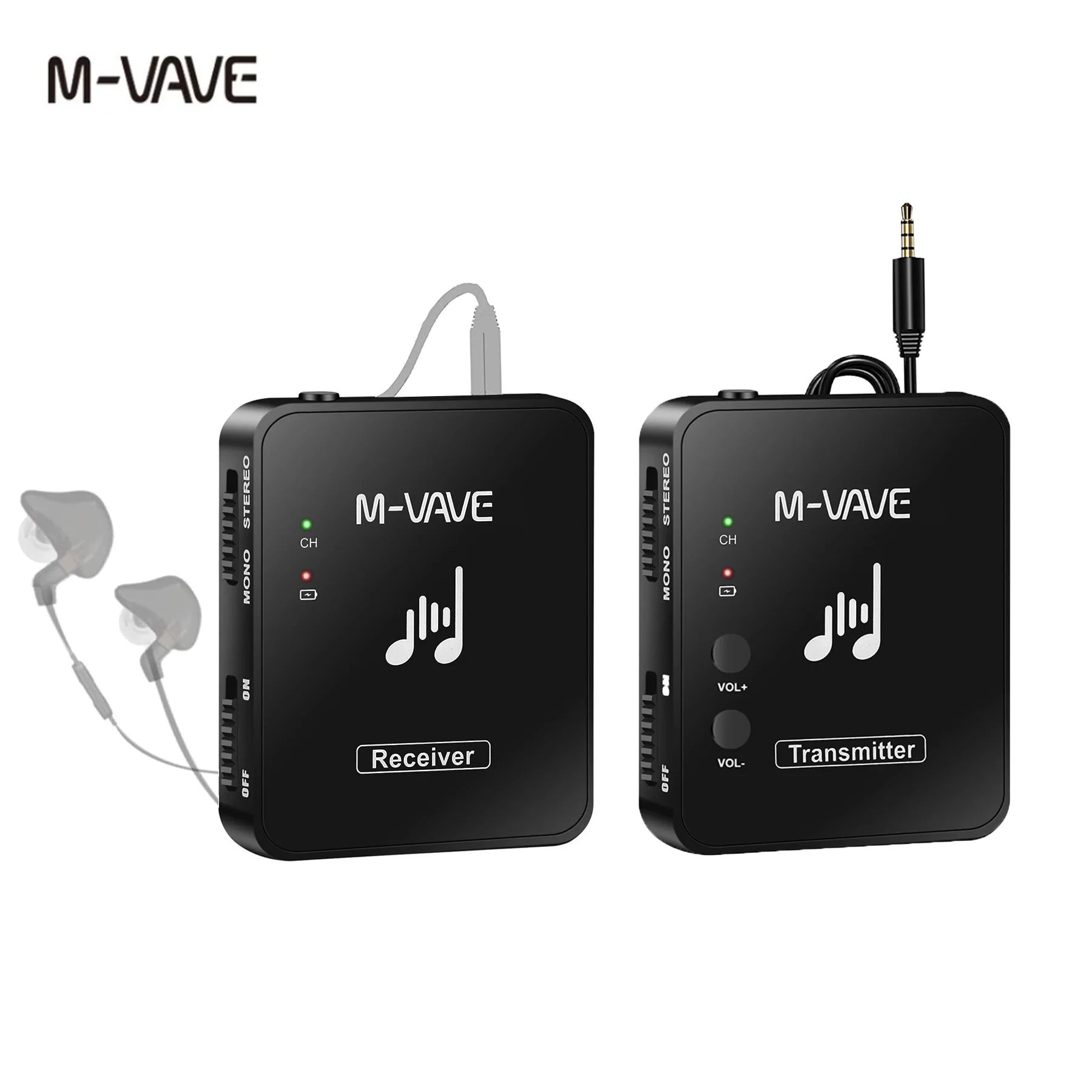 Musical Instrument Amplifier - M-vave M8 Wp-10 2.4G 무선 헤드폰