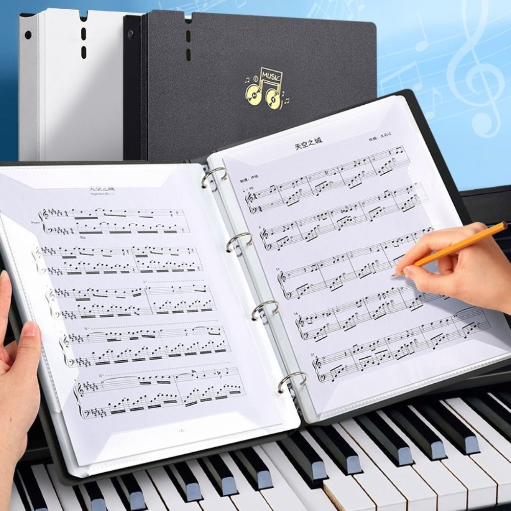 Musical Instruments List - 창의적인 플라스틱 악보 폴더 A4 유연한