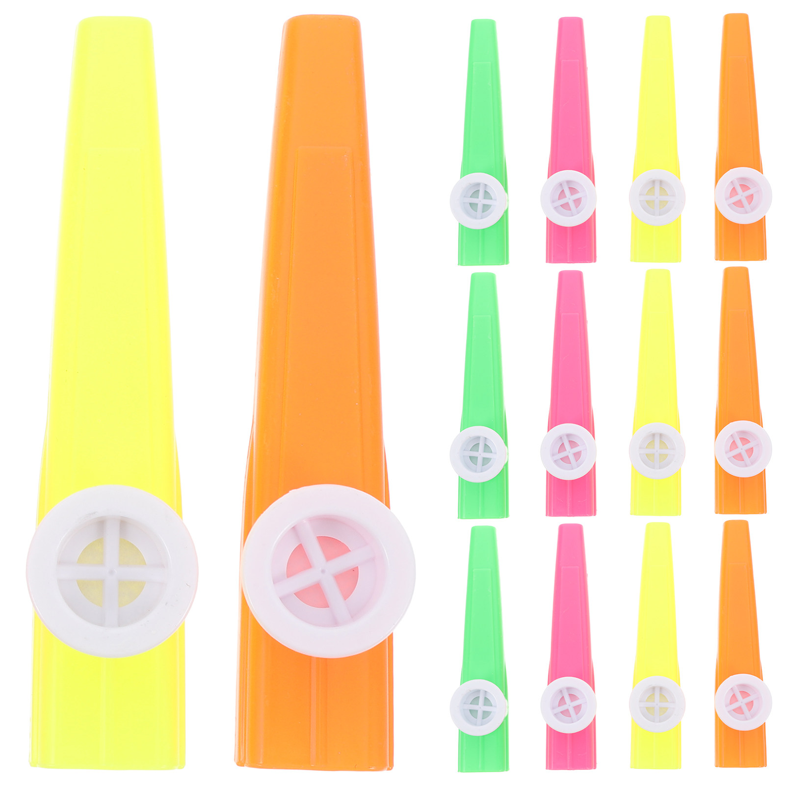 Musical Instrument Kids - 24Pcs 플라스틱 카조 다양한 색상 어린이를위한