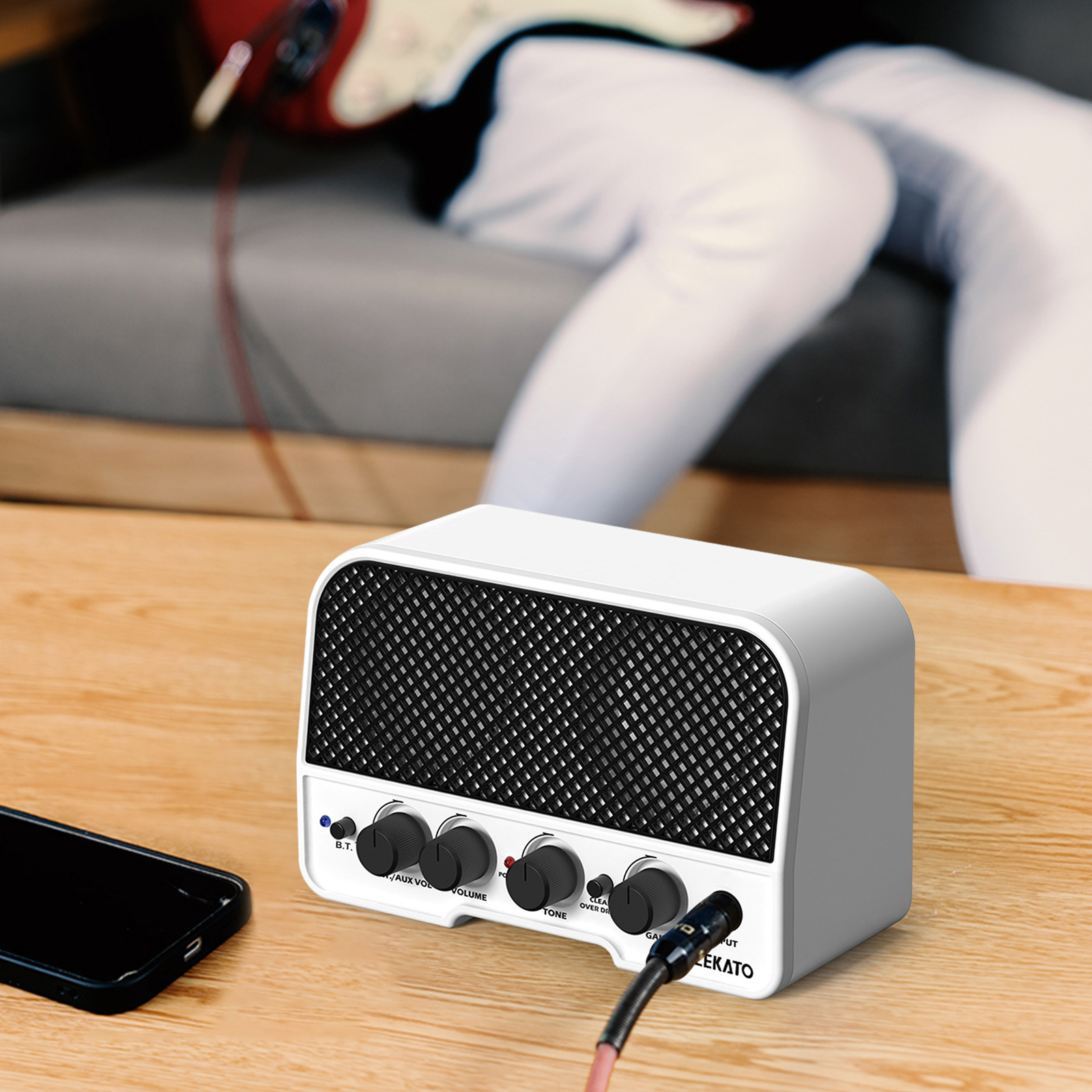 Musical Instrument Amplifier - LEKATO JA-02 II 미니 기타 앰프