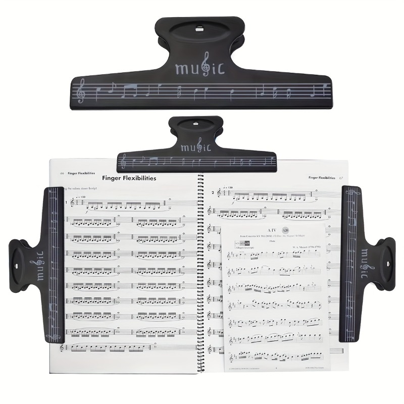 Musical Instruments List - 악보 클립 문구류 폴더 클립 책