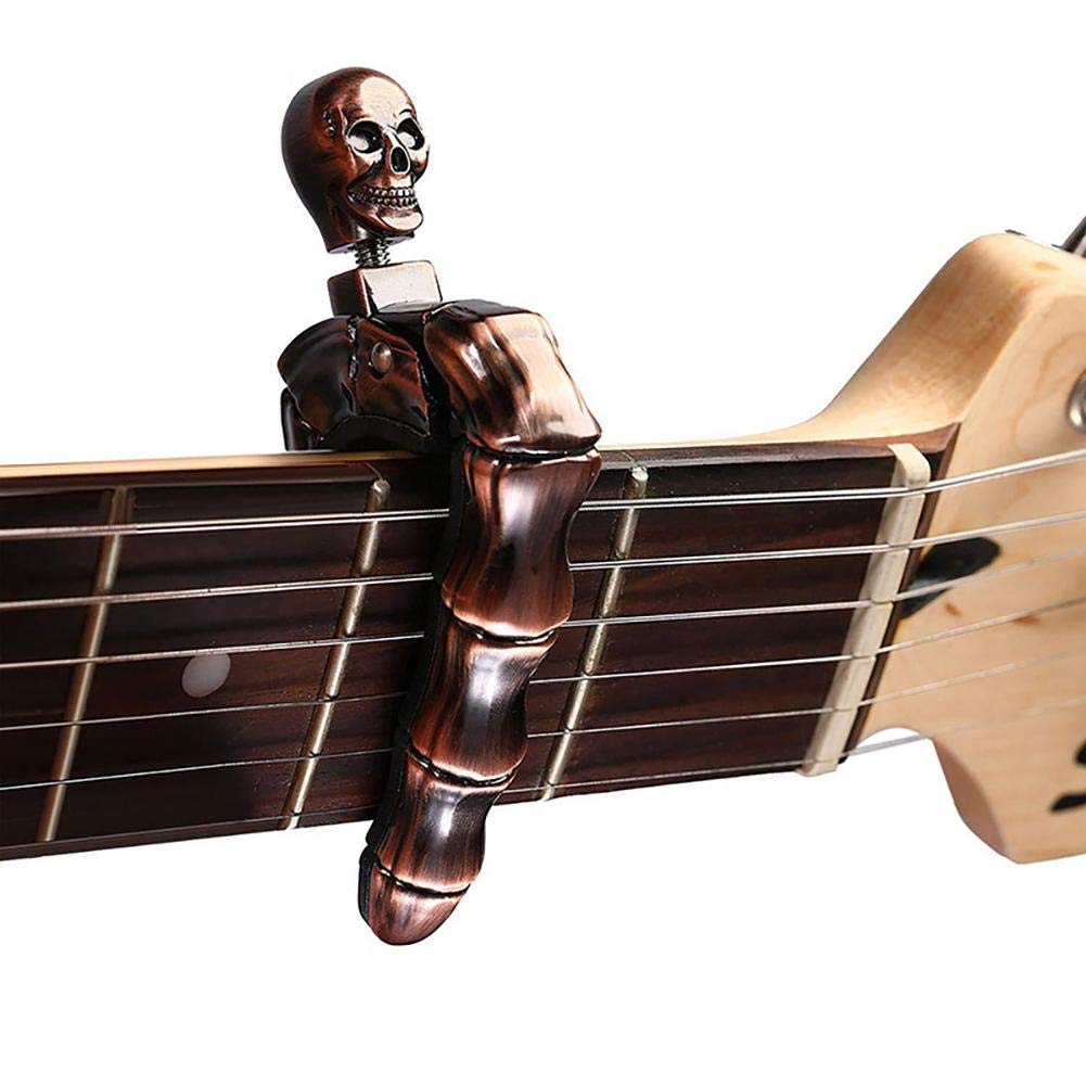 어쿠스틱 및 일렉트릭 기타용 기타 카포 스컬 카포, 뱅 - Musical Instrument Types 리뷰 및 가격
