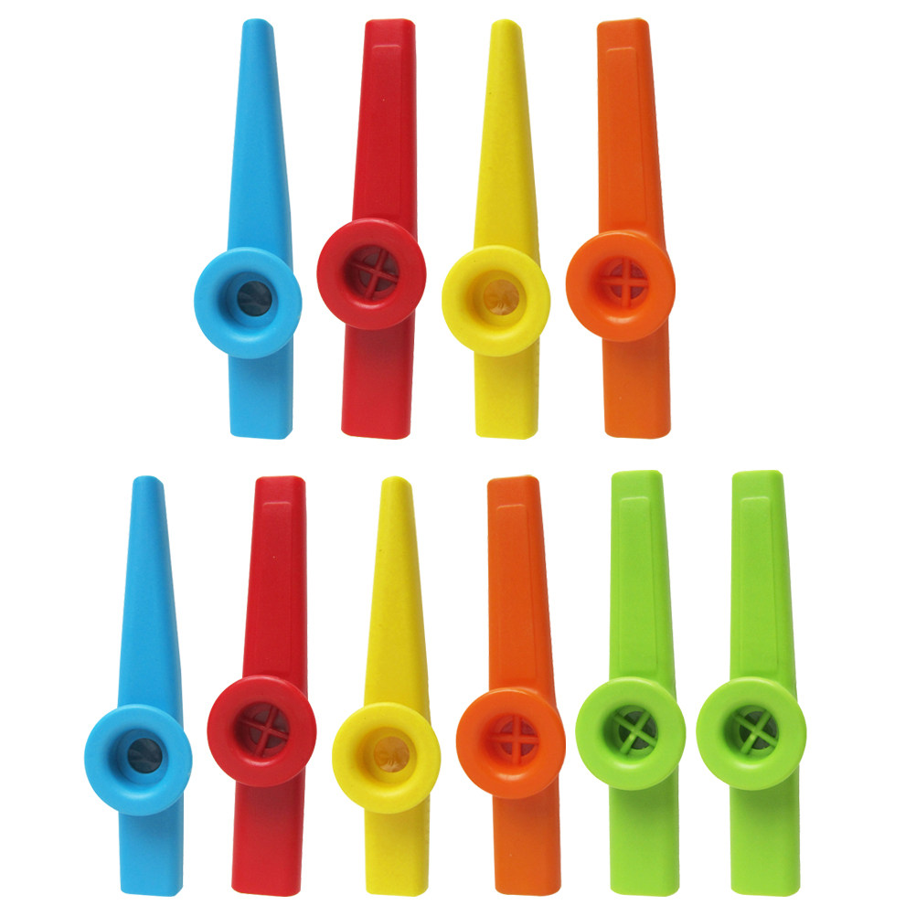 10Pcs Kazoo 악기 다채로운 플라스틱 Kazoo - Musical Instrument Kids 리뷰 및 가격