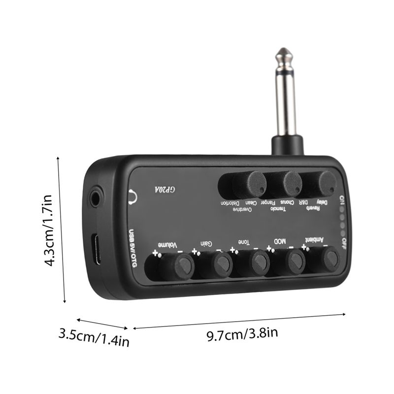 HOTB72A 기타 앰프 기타 이펙트 휴대용 헤드폰 앰 - Musical Instrument Amplifier 리뷰 및 가격