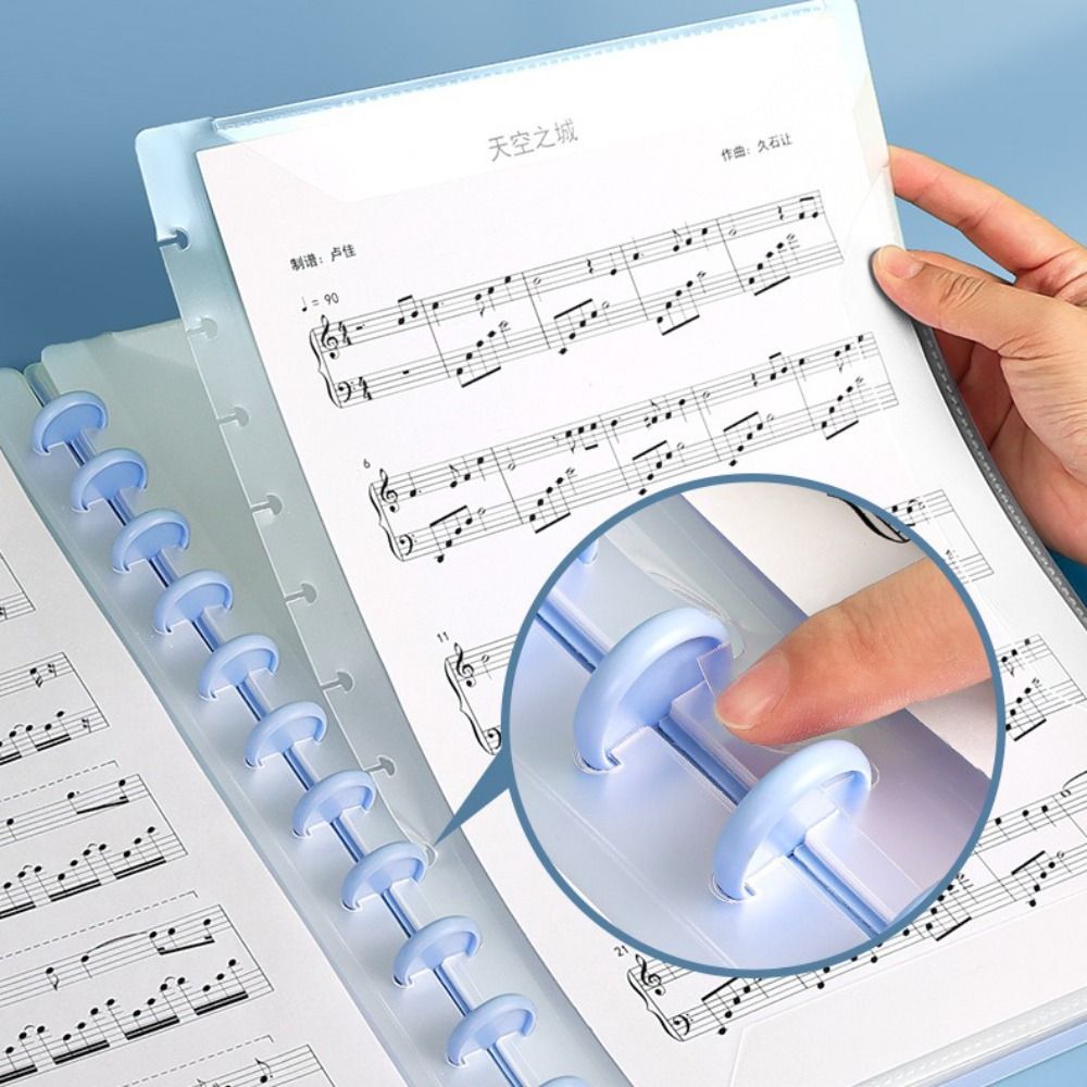 창의적인 플라스틱 악보 폴더 A4 유연한 피아노 악보  - Musical Instruments List 리뷰 및 가격