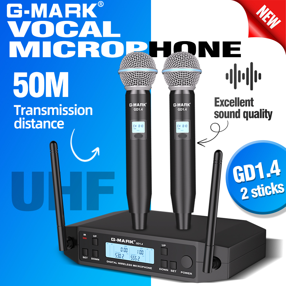 G-MARK GLXD4 전문가용 UHF 무선 마이크 - - Shure Mic Sm7B 리뷰 및 가격