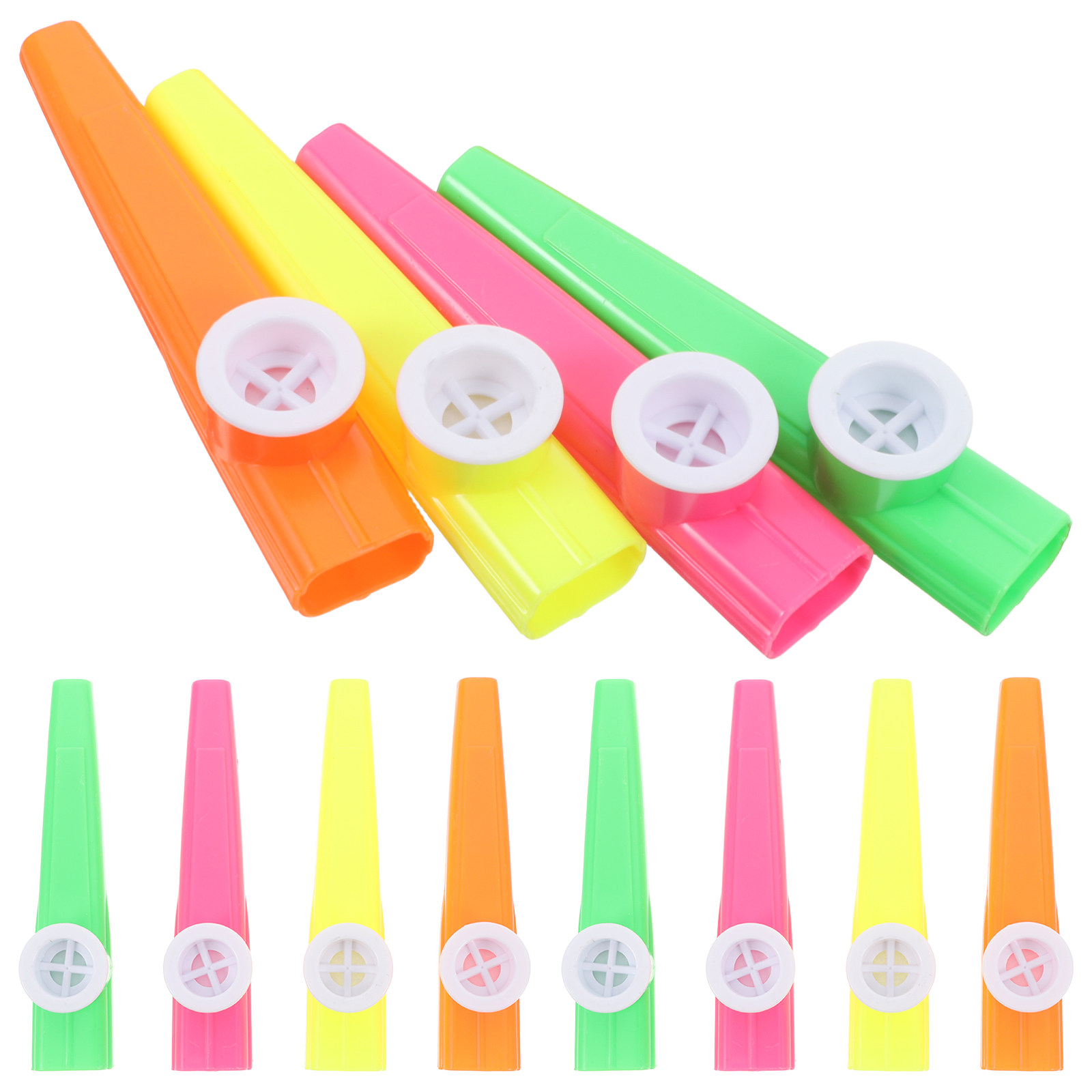 24Pcs 플라스틱 카조 다양한 색상 어린이를위한 경량 - Musical Instrument Kids 리뷰 및 가격