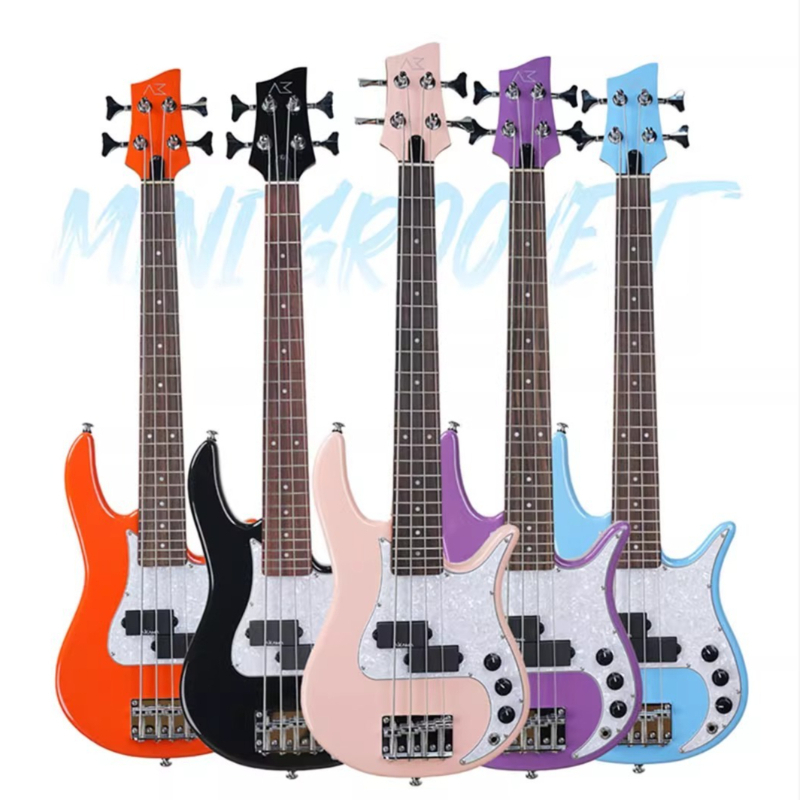 4 현 24 프렛 휴대용 여행 미니 일렉트릭베이스 초보 - Musical Instrument Types 리뷰 및 가격