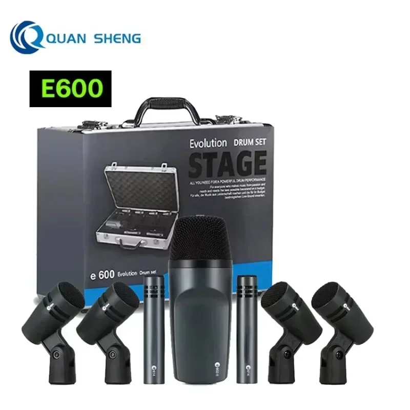 재고 있음 E600 드럼 마이크 키트 카디오이드 악기용 - Musical Instrument Music 리뷰 및 가격