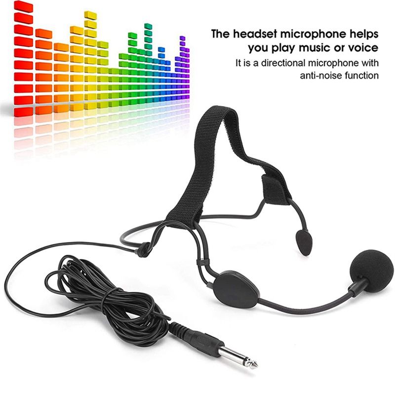 B68A 6.35MM 플러그 다이나믹 헤드밴드 마이크  - Musical Instrument Amplifier 리뷰 및 가격