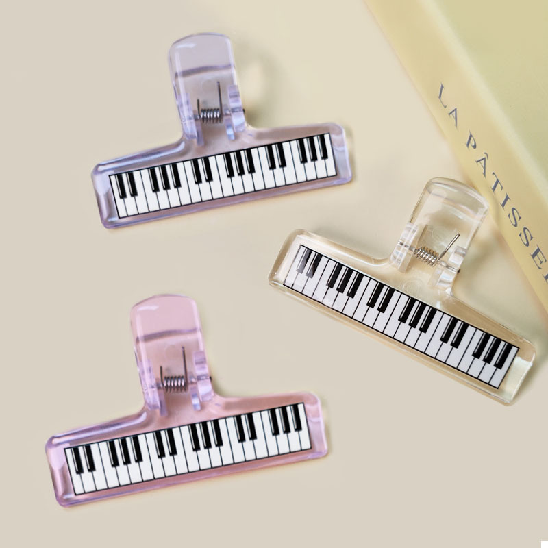 1Pc 음악 스타일 피아노 패턴 투명 아크릴 클립 피아 - Musical Instruments List 리뷰 및 가격