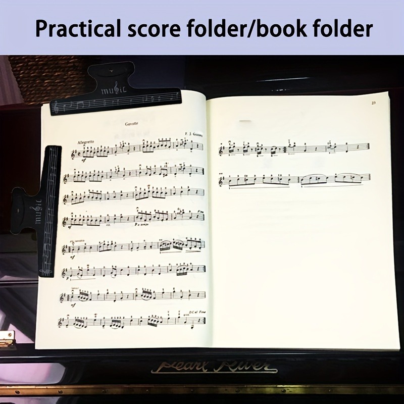 악보 클립 문구류 폴더 클립 책 페이지 노트 클립 악보 - Musical Instruments List 리뷰 및 가격