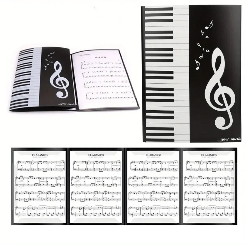 4 페이지 확장 음악 폴더 A4 6 포켓 음악 저장 시 - Musical Instruments List 리뷰 및 가격