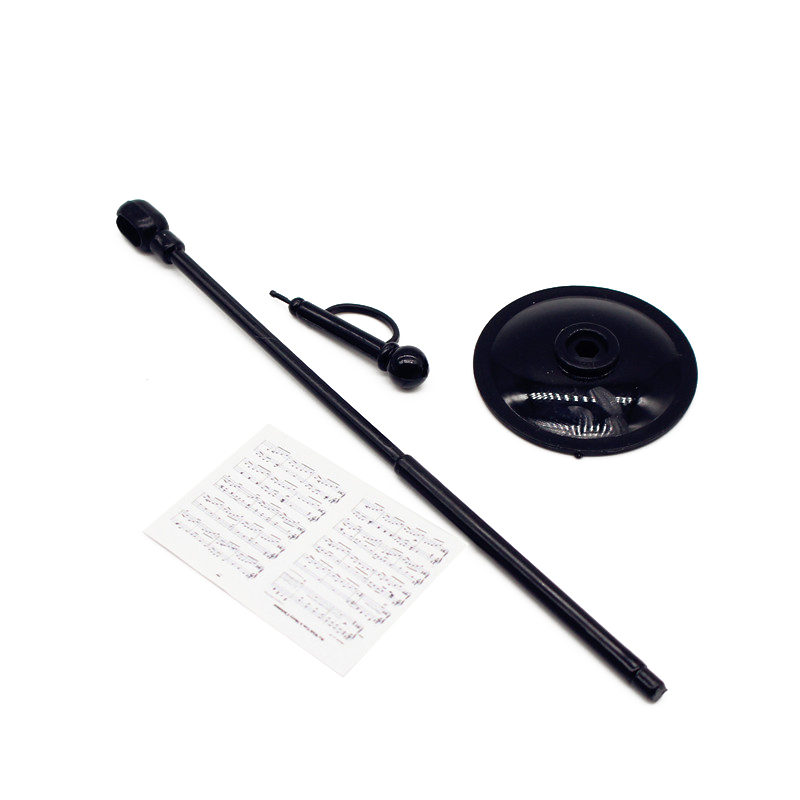 2 개/대 1:12 인형 집 미니어처 마이크 시트 음악 - Musical Instrument Images 리뷰 및 가격