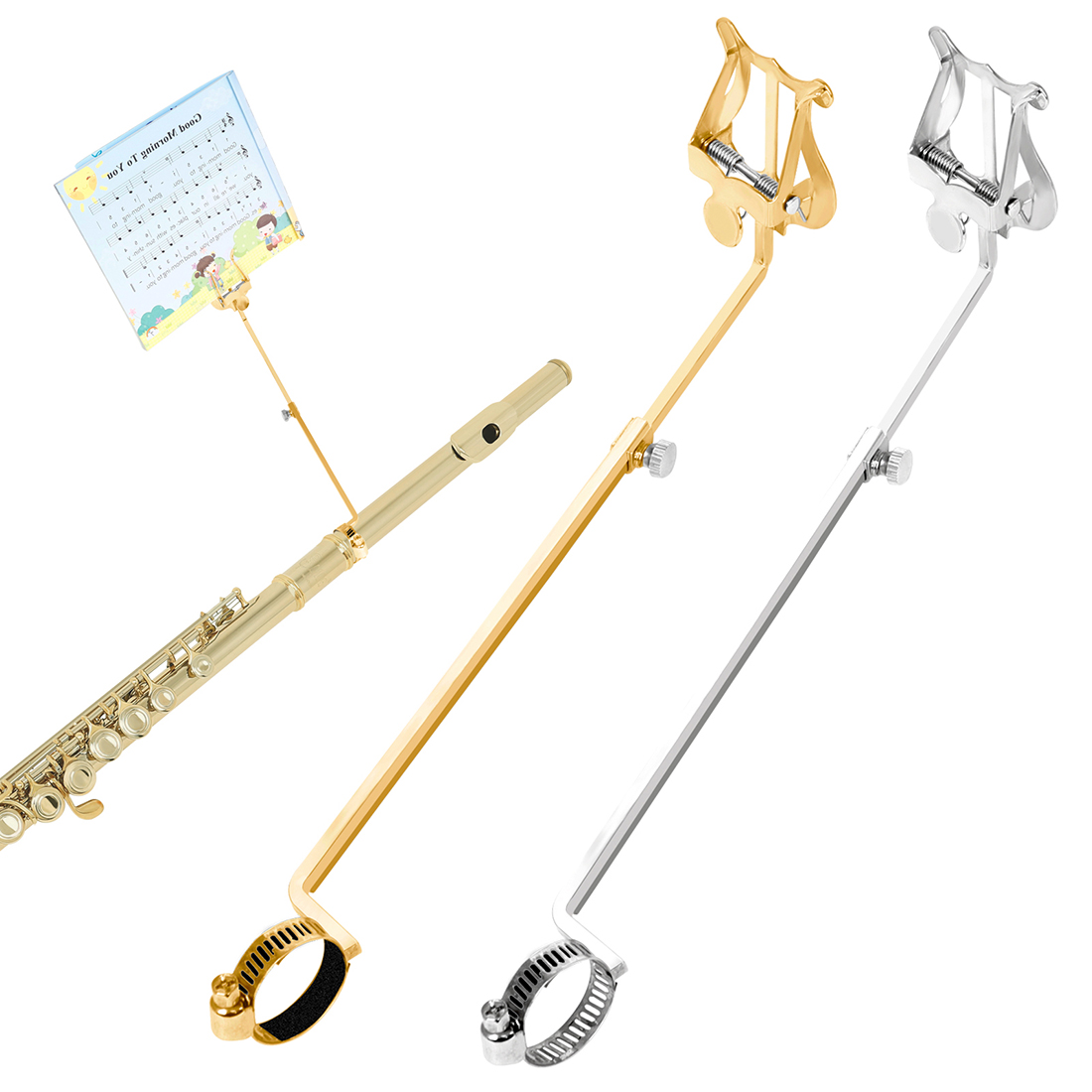 보면대 클라리넷/트럼펫/플루트/알토 색소폰 휴대용 마칭 - Musical Instruments List 리뷰 및 가격