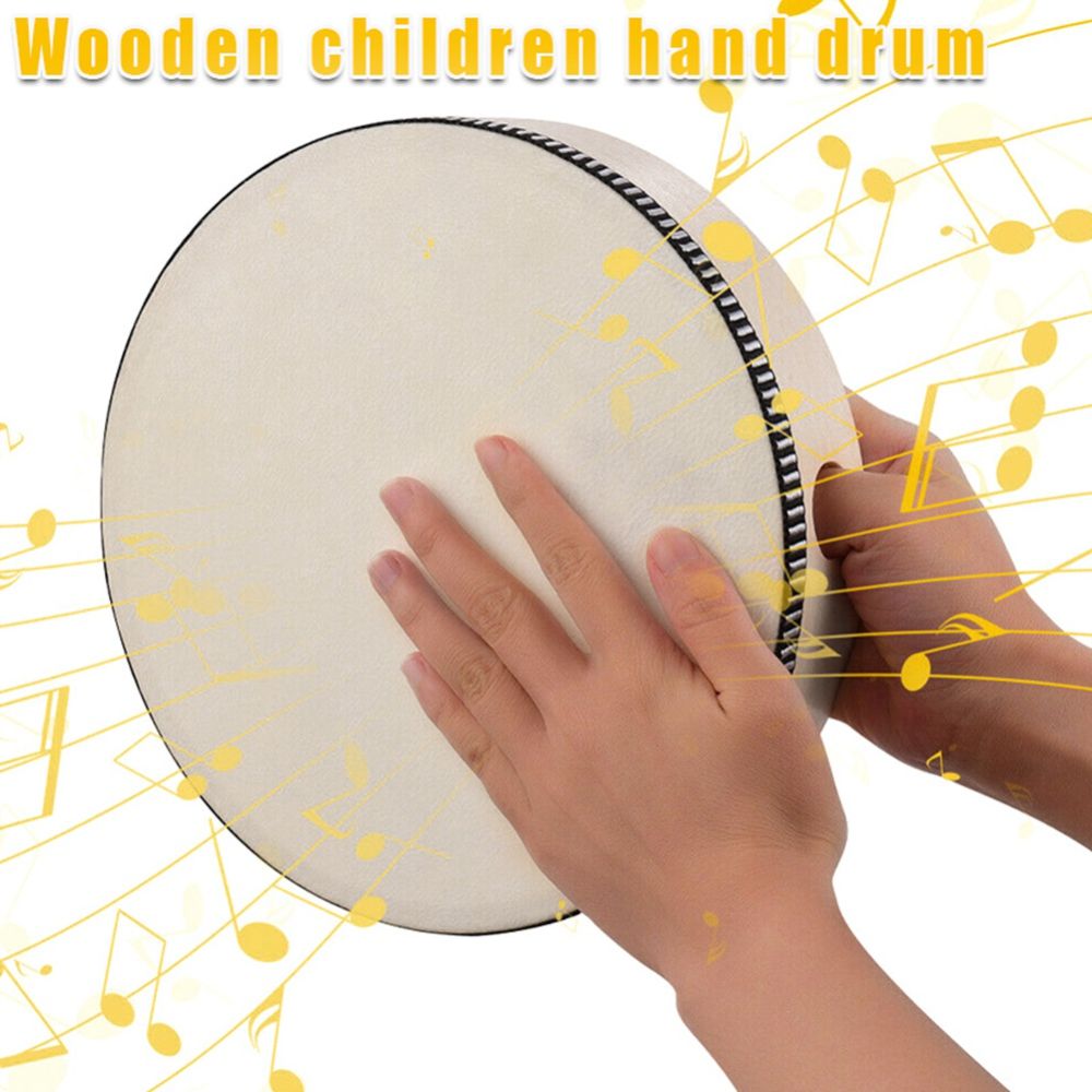 선물용 4/6/8/10인치 나무 핸드 드럼 휴대용 나무 - Musical Instrument Kids 리뷰 및 가격